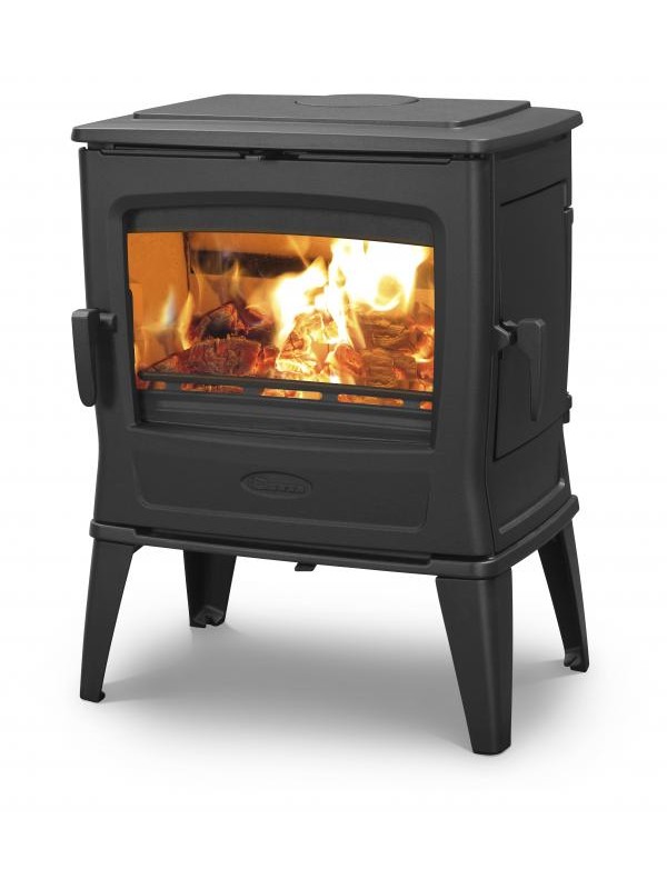 Houtkachel Dovre TAI 45 WD elegant en efficiënt Houtkachel Dovre TAI 45 WD in zwart gietijzer, efficiënt verwarmen met klassiek design