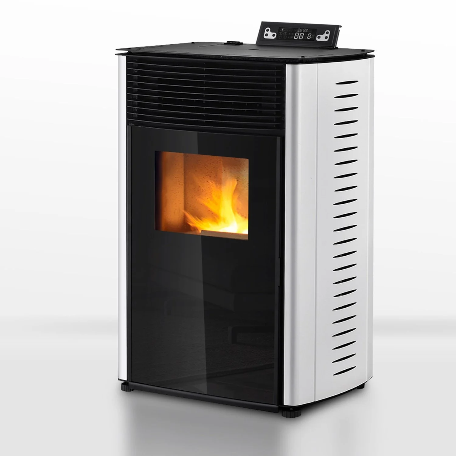 Pelletkachel CR04 13,1 kW met Wi-Fi en afstandsbediening